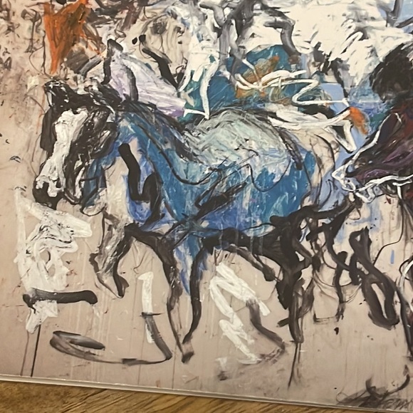 Print of Origional Oil Painting “Mustang Song” small quality blank card - Picture 2 of 7